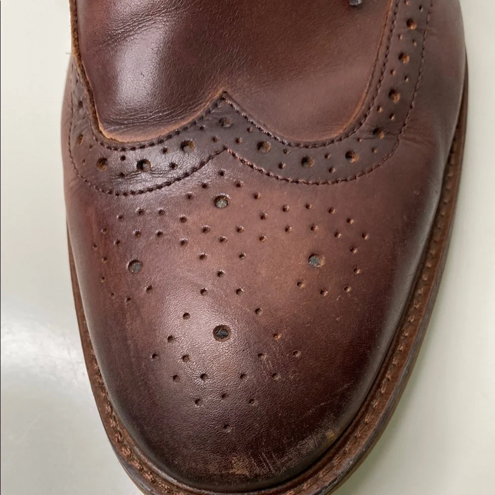 Blake McKay REID Brown Leather Brogue‎ Wingtip Chukka Boots Size 13
